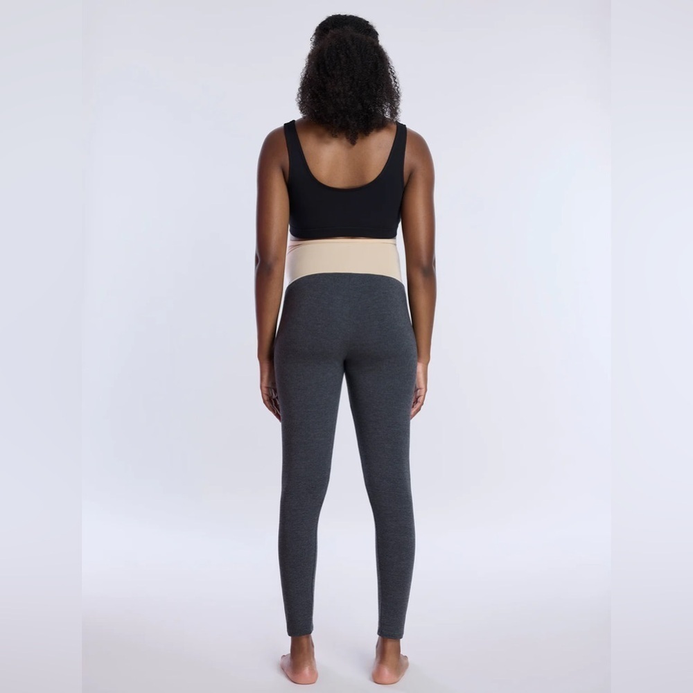 Motherhood Maternity Essential Stretch Secret Fit  Leggings in Gray - Picture 3 of 6
